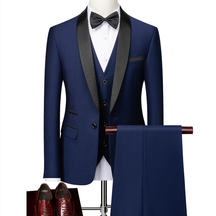 Business Casual Suits Men's Wedding Groom Dresses Pavilion Slim Fit - Super Amazing Store