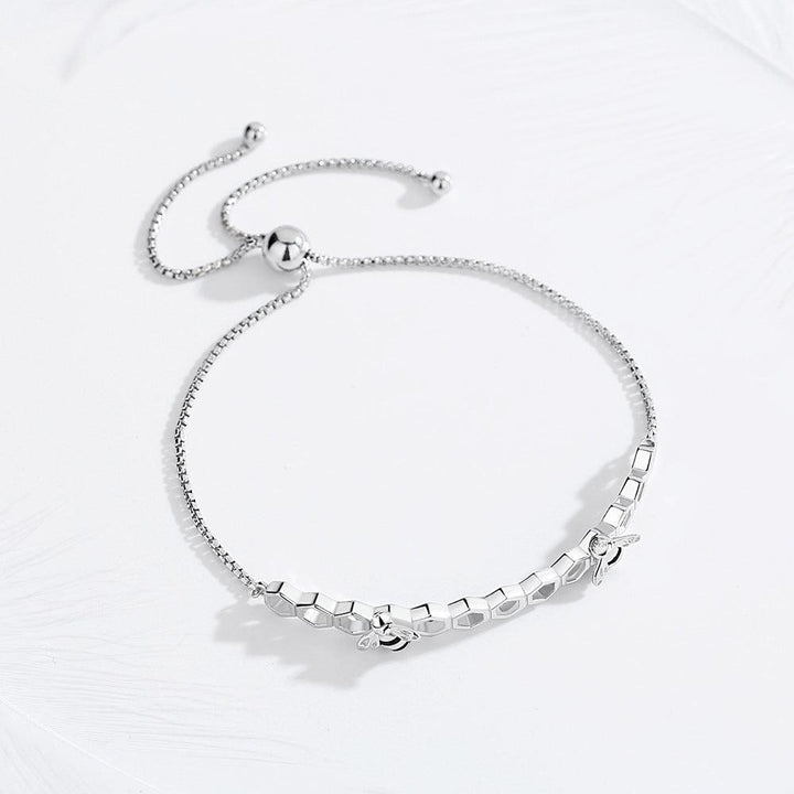 S925 Sterling Silver Hot Style Retractable Bee Bracelet - Super Amazing Store