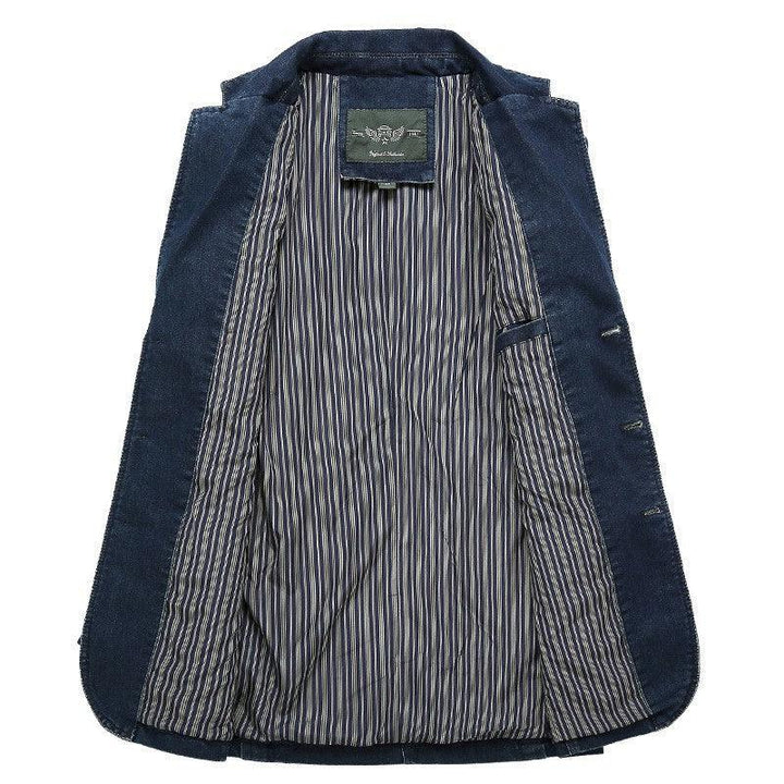 Men's Denim Suits, Men's Cotton Denim, Konishi Decoration - Super Amazing Store