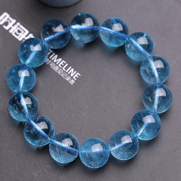 Women's Natural Ice Aquamarine Bracelet Crystal Bracelet - Super Amazing Store