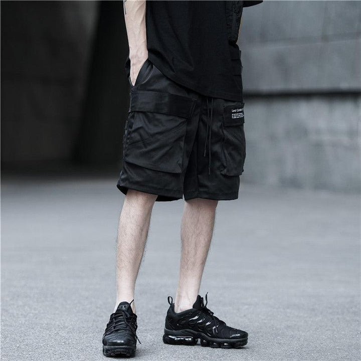 Three-dimensional multi-pocket tooling shorts men - Super Amazing Store