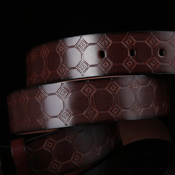 new men's belts, European and American fashion belts, foreign trade explosion belt manufacturers wholesale - Super Amazing Store