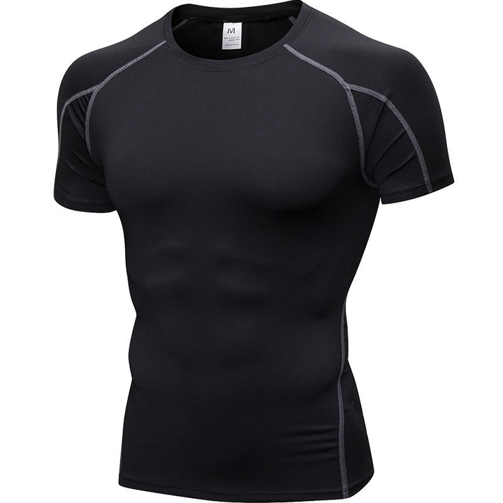 Men's PRO Tight Short Sleeve Fitness Exercise Super Amazing Store