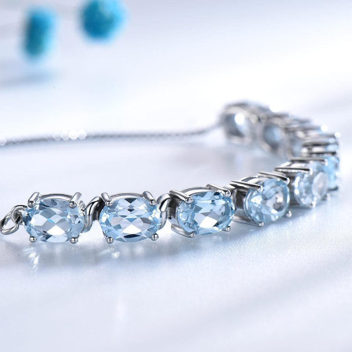 Topaz aquamarine bracelet - Super Amazing Store