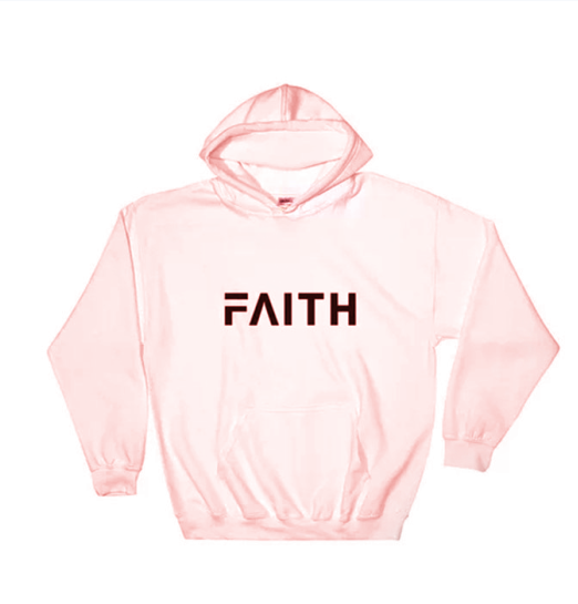 Faith Letter Print Women Hoodie Q2