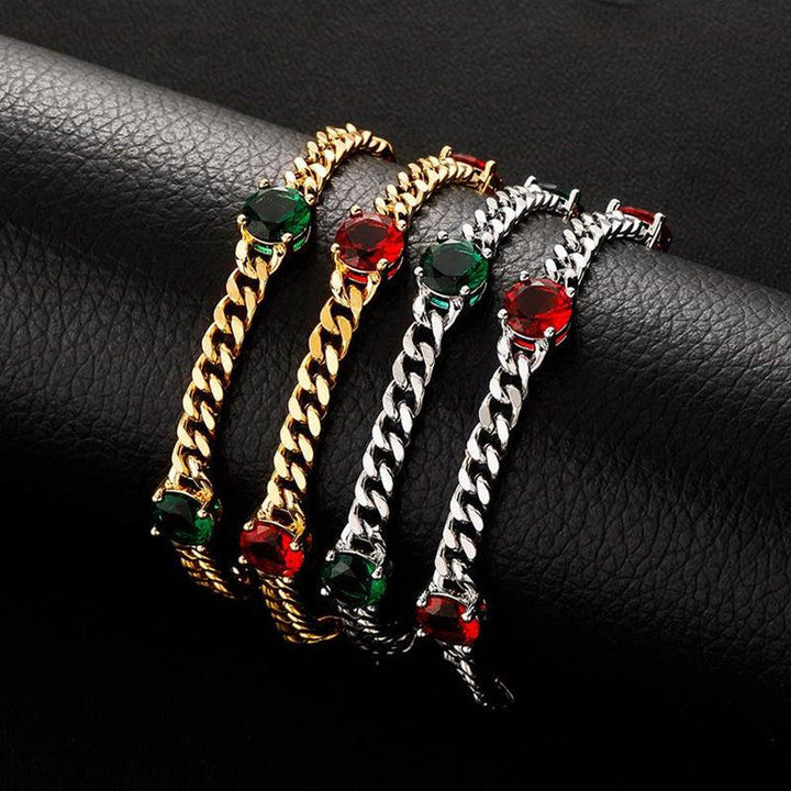 Gold Australia Color Preservation Cuban Chain Personality Bracelet - Super Amazing Store