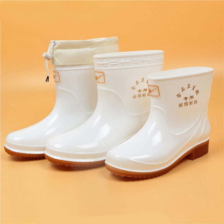 Short White Rain Boots For Men and Women- Super Amazing Store