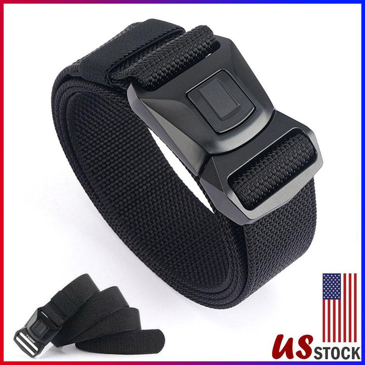 Quick Button Release Buckle Military Belt Strap Tactical Waistband Belts For MEN - Super Amazing Store