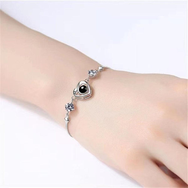 100 Kinds Of Silver Projection Bracelet Women I Love Your Creativity - Super Amazing Store