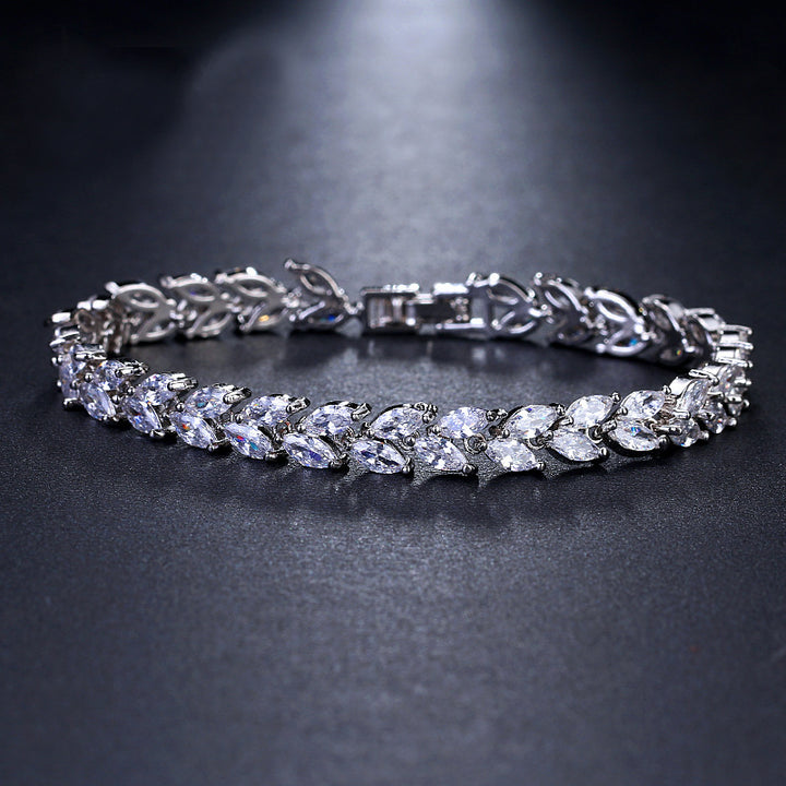 Fashion horse eye zircon bracelet Q2