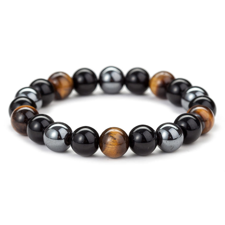 Tiger Eye Stone Bracelet Natural Stone Bracelet Q2