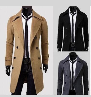 Men Long Trench Coat - Super Amazing Store