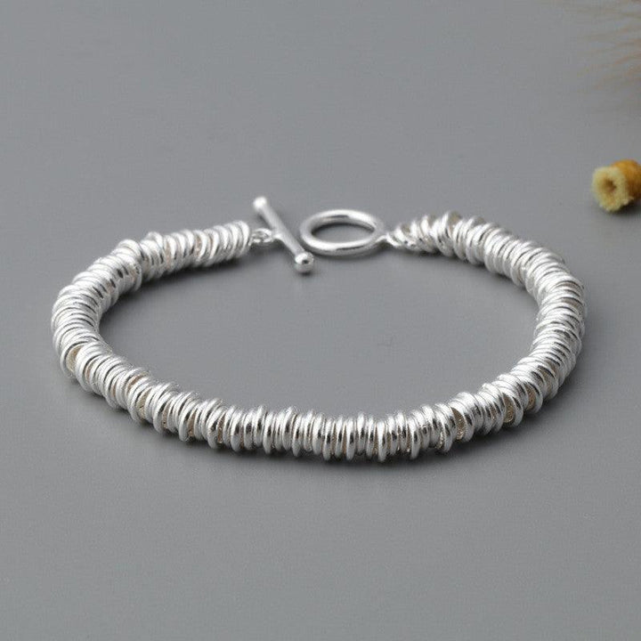 925 Sterling Silver Ethnic Style Women's Literary Forest Bracelet - Super Amazing Store