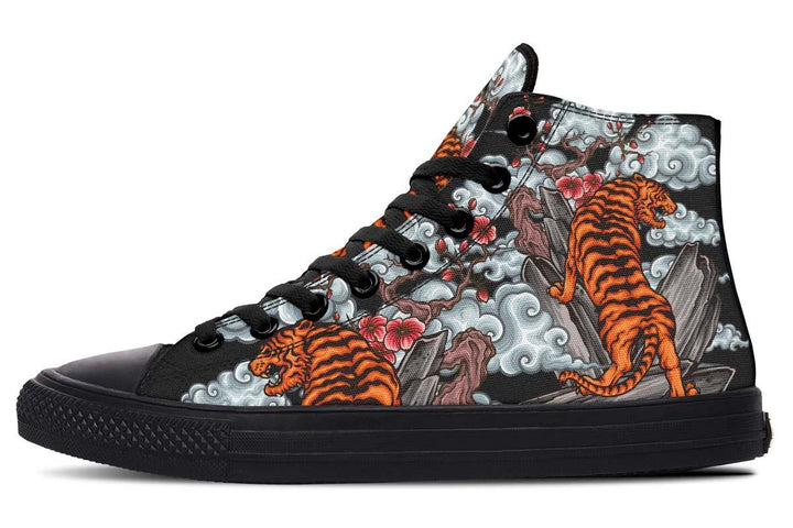 Printed Couple High-top Canvas Shoes - Super Amazing Store