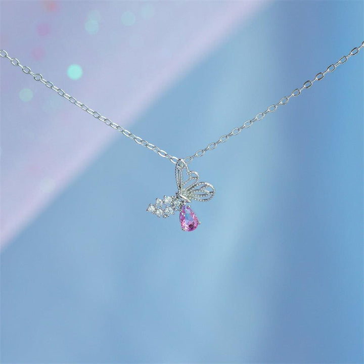 Women's Hollow Zircon Butterfly Necklace - Super Amazing Store