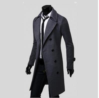 Men Long Trench Coat - Super Amazing Store