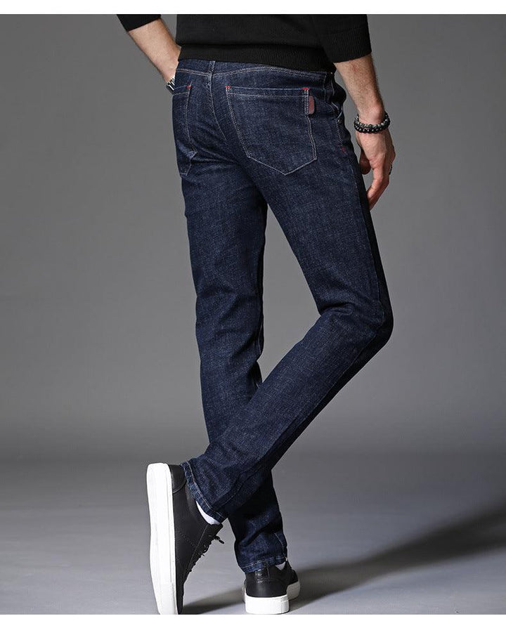 Elastic Dark Denim Jeans - Super Amazing Store