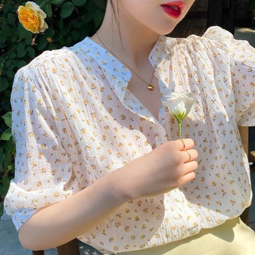 Summer Women Korean Style Loose Thin Shirt - Super Amazing Store