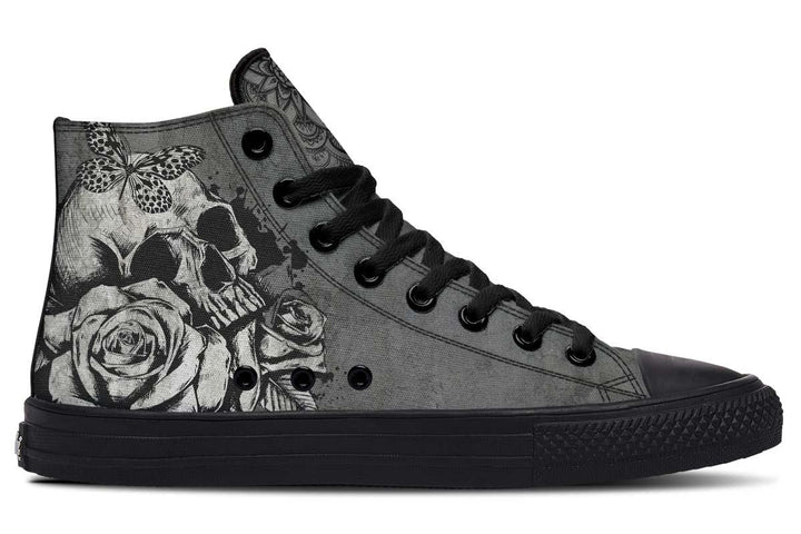 Printed Couple High-top Canvas Shoes - Super Amazing Store