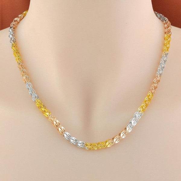 Silver Phoenix Tail Chain Necklace Female Color Gold Necklace - Super Amazing Store