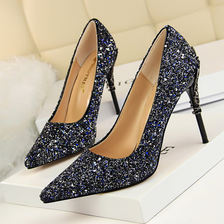 Glitter Base High Heels - Super Amazing Store