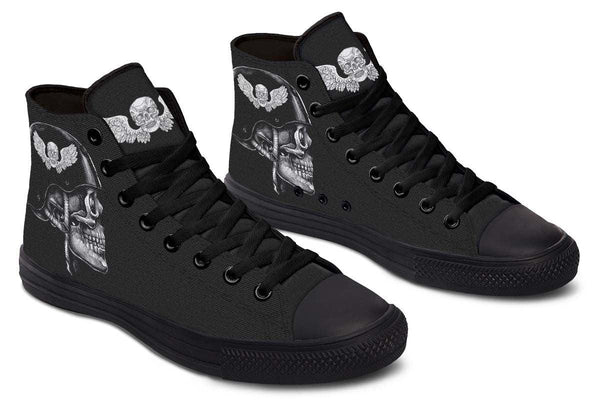 Printed Couple High-top Canvas Shoes - Super Amazing Store