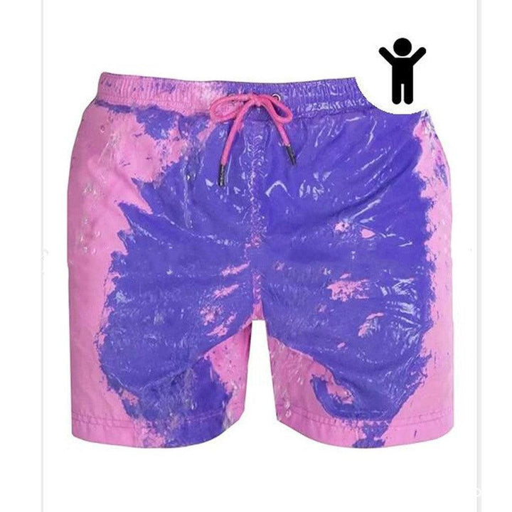 Magical Change Color Beach Shorts Summer Men Swimming Trunks Swimwear Swimsuit Quick Dry bathing shorts Beach Pant - Super Amazing Store