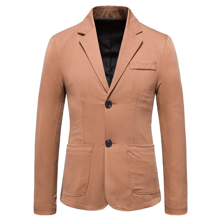 Two Button Western Men's Coat In Europe And America Q2