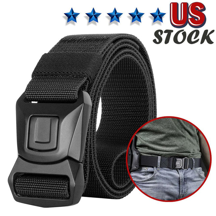 Quick Button Release Buckle Military Belt Strap Tactical Waistband Belts For MEN - Super Amazing Store