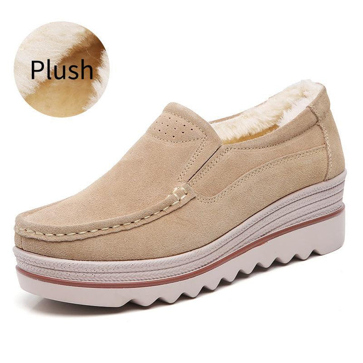 Fashion platform rocking shoes women's single shoes mom shoes casual women's shoes - Super Amazing Store