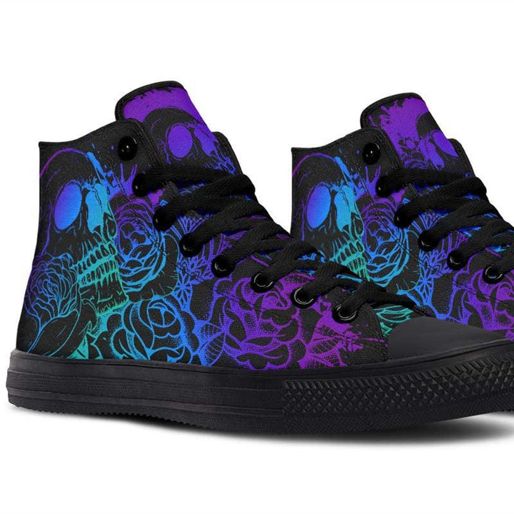 Printed Couple High-top Canvas Shoes - Super Amazing Store