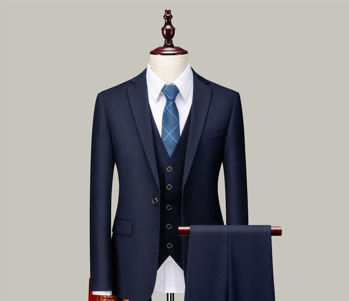 Men's Three-piece Suits For Groomsmen - Super Amazing Store