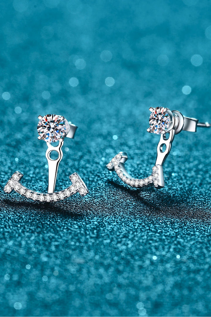 Two Ways To Wear Moissanite Earrings Trendsi