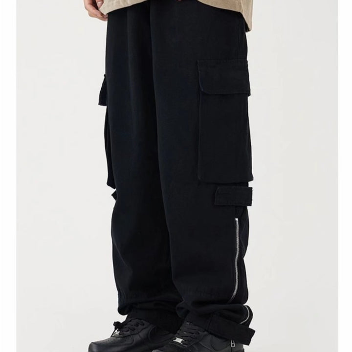 Multi Pocket Cargo Pants Men's Casual Pants Loose-Super Amazing Store