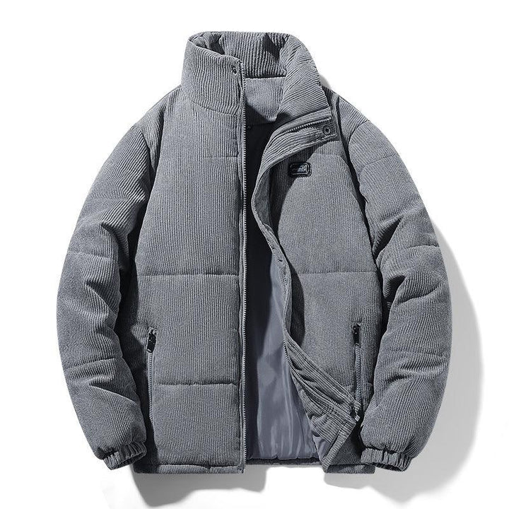 Corduroy Cotton-padded Jacket For Men Fleece-lined Warm And Breathable Q2