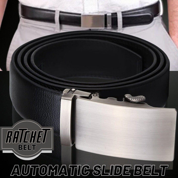 Microfiber Leather Mens Ratchet Belt, Belts For Men Adjustable Automatic Buckle - Super Amazing Store