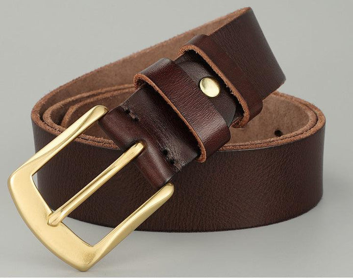 Handmade Casual Trend Men's Belts Cowhide - Super Amazing Store