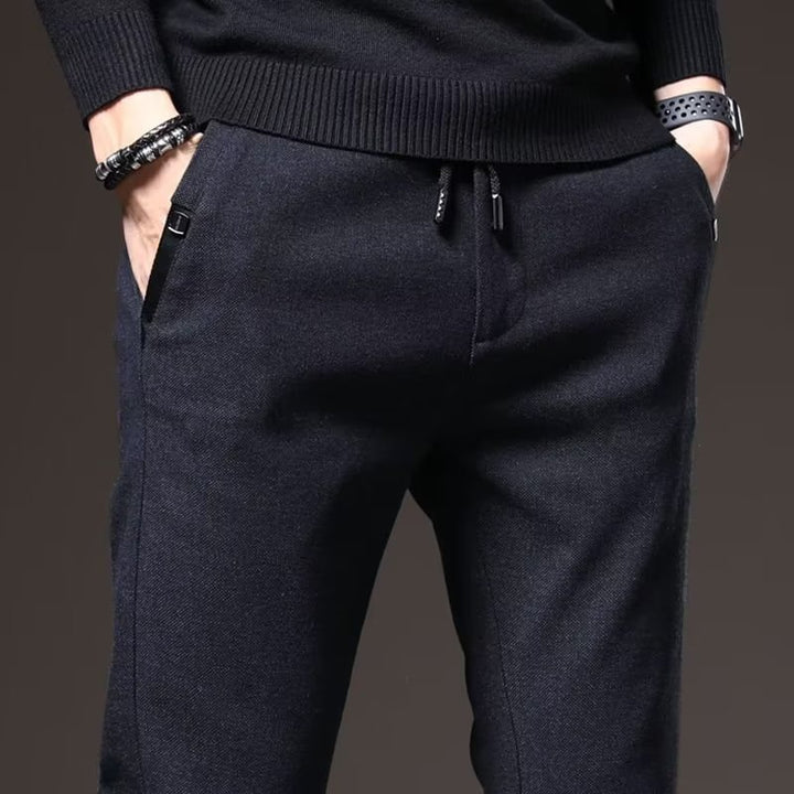 Casual Trousers Men's Loose-fitting Sanding Straight Pants-Super Amazing Store