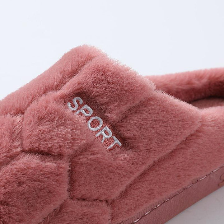 Unisex Slippers Cozy Plush House Slippers Warm Winter Slippers Indoor - Super Amazing Store