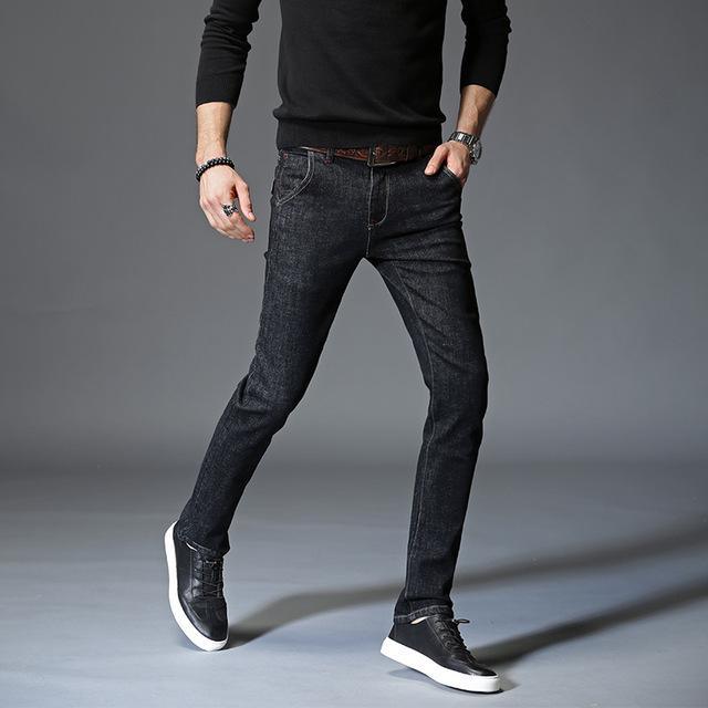 Elastic Dark Denim Jeans - Super Amazing Store