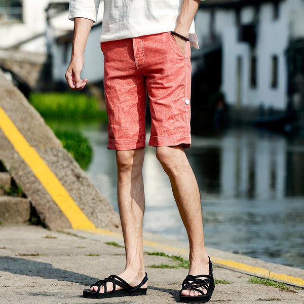 New linen shorts men - Super Amazing Store