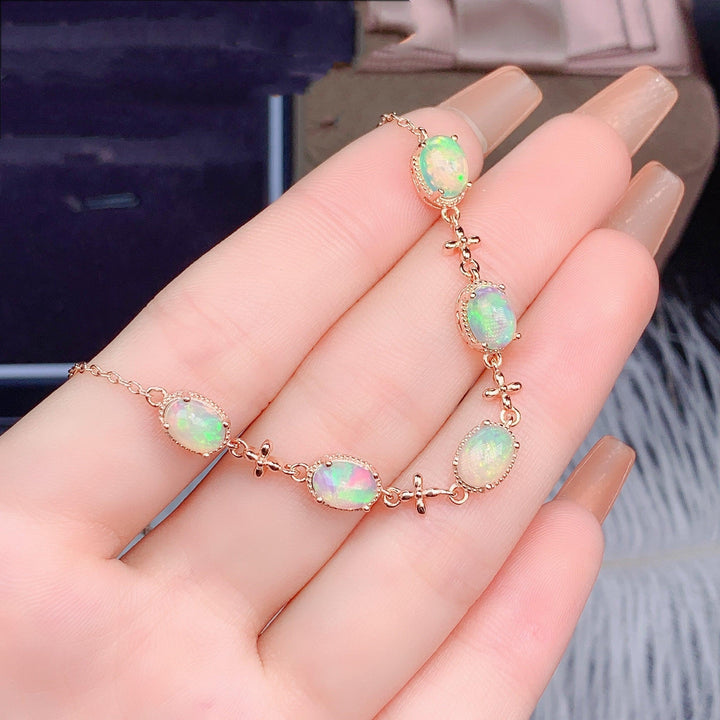 Women's Simple Personality Natural Opal Bracelet - Super Amazing Store