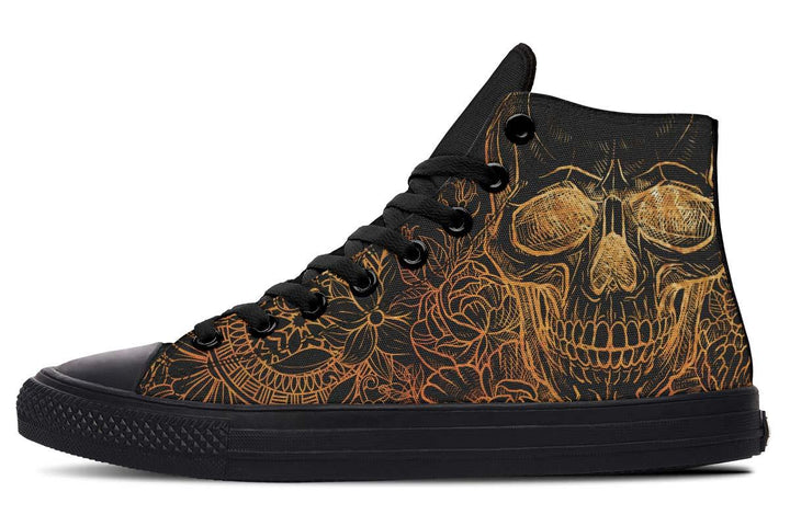 Printed Couple High-top Canvas Shoes - Super Amazing Store