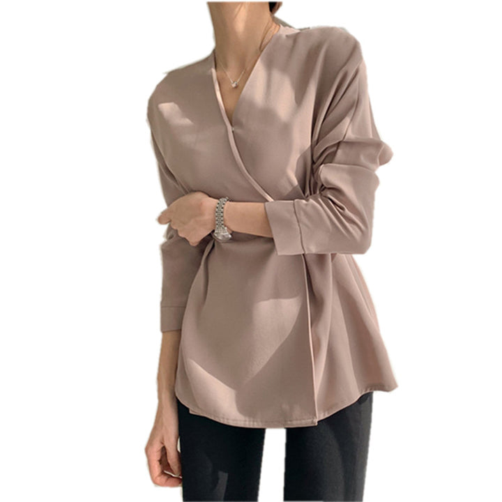 Fashion Casual Women Belted Top - Super Amazing Store