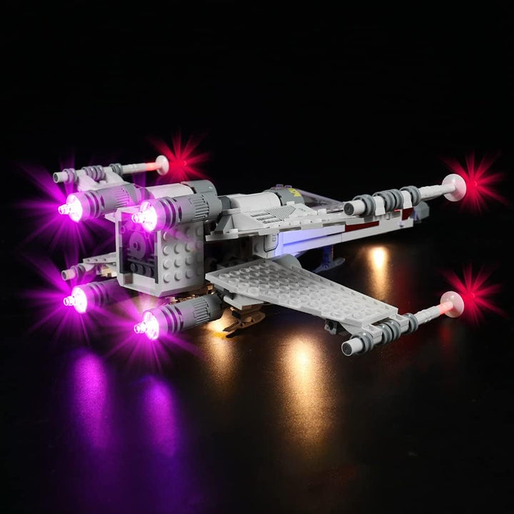 LED Lights Kit for Star Wars Luke Skywalker'S X-Wing Fighter, Lighting Set for Lego 75301 Starfighter, with Remote Control, New 2021(Lights Only)