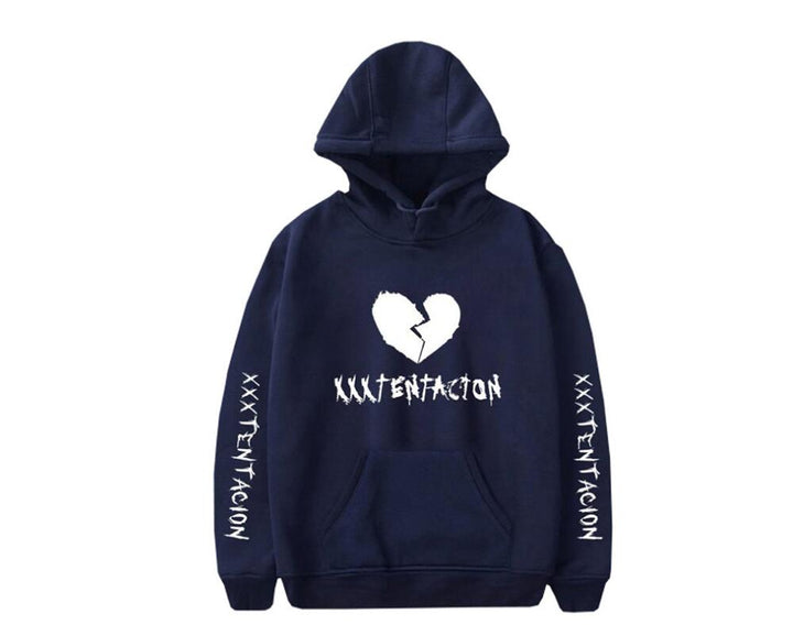 Heart Design Pullover Hoodie Q2