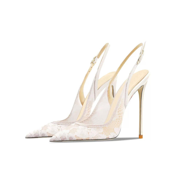 Pointed Lace Mesh Breathable Women's Sandals Super Amazing Store