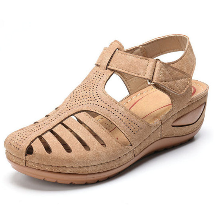 Retro Sandals Round Toe Wedge Sandals - Super Amazing Store