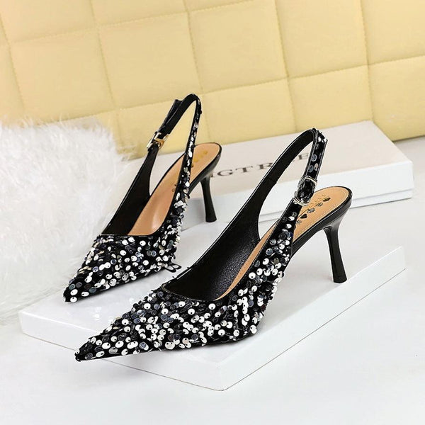 High Heels Women's Shallow Mouth Pointed-toe Hollowed Super Amazing Store
