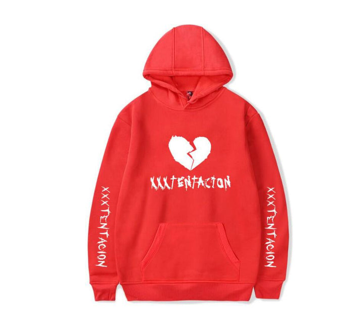 Heart Design Pullover Hoodie Q2